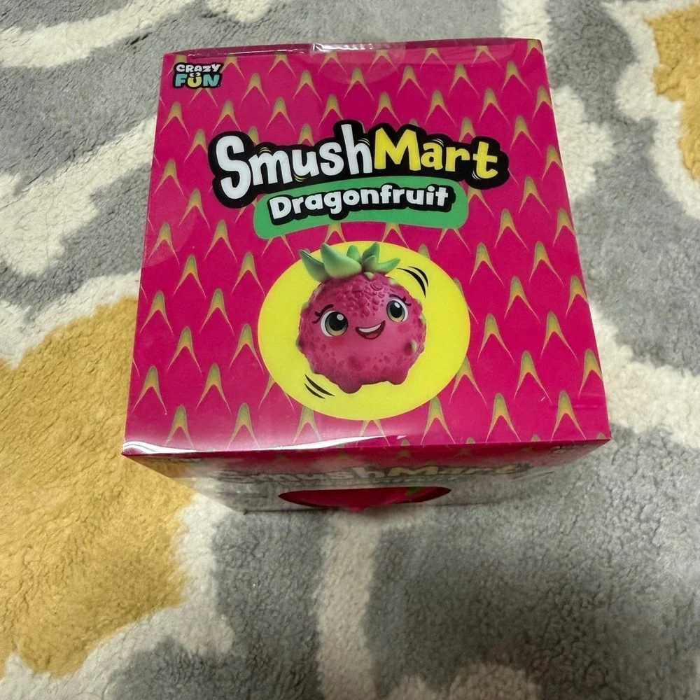 Crazy Fun SmushMart Dragonfruit Squishy Squeeze Toy RMS International 9225170